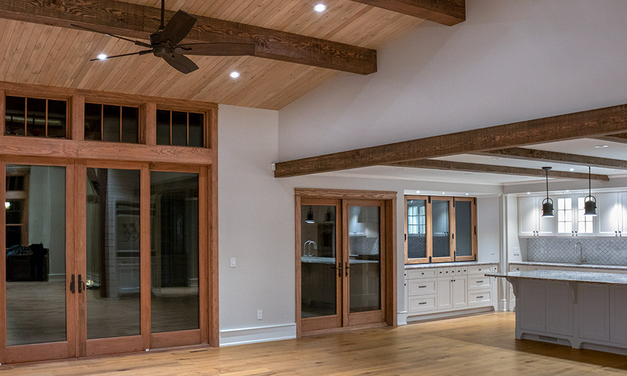 Open-concept Atrium and Kitchen